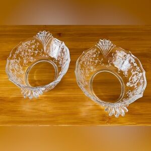 Set of Two Vintage Fostoria BaroqueSauce Dishes